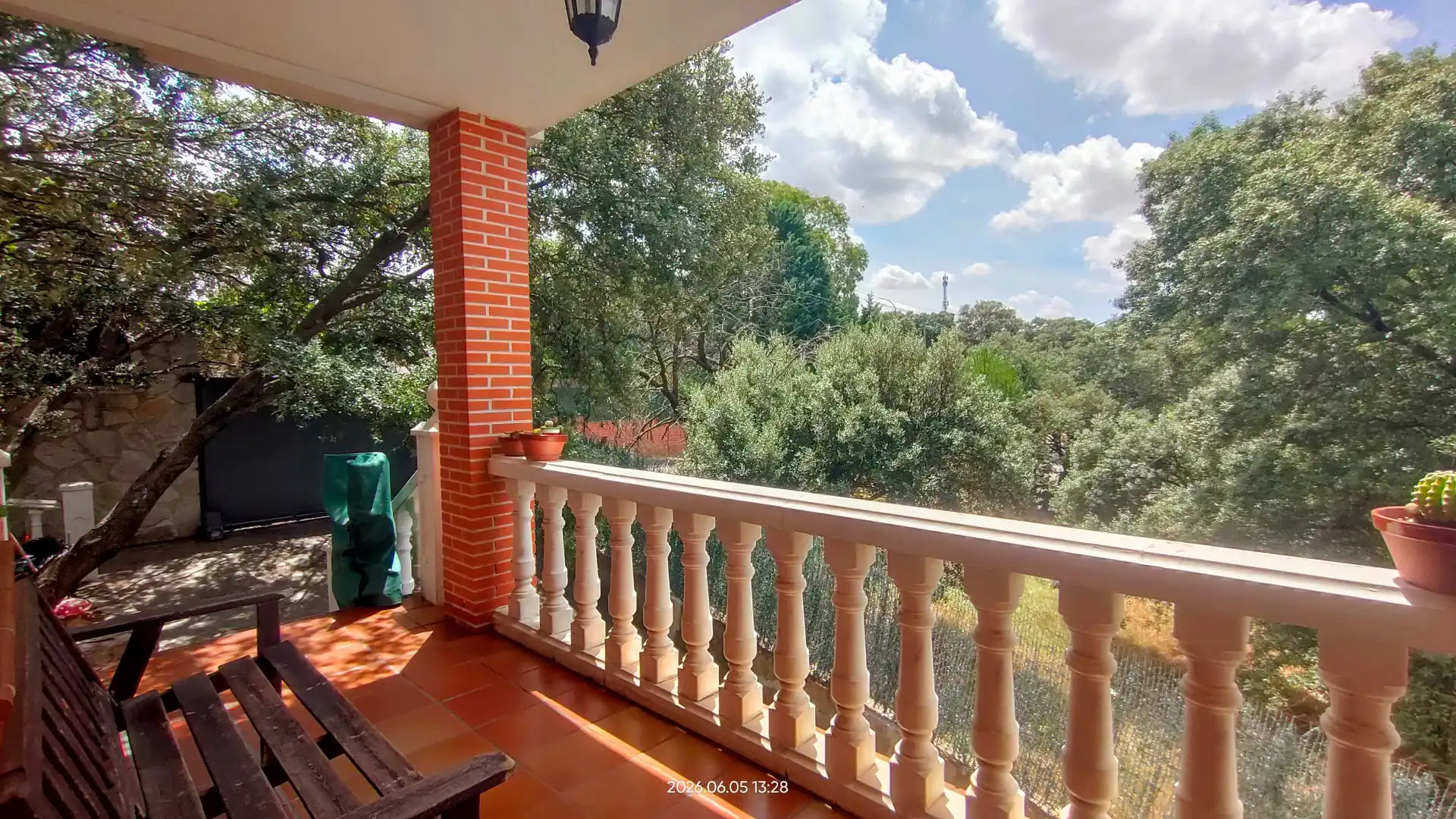 Terrassa de Casa o xalet en venda en El Casar amb Calefacció, Jardí privat i Terrassa