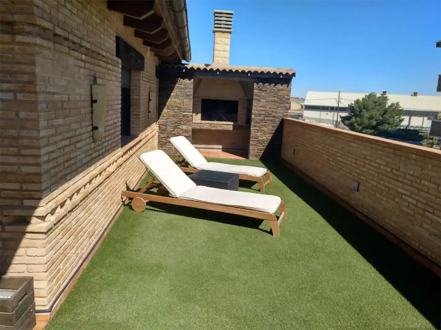 Terrassa de Àtic de lloguer en Calanda amb Aire condicionat i Moblat
