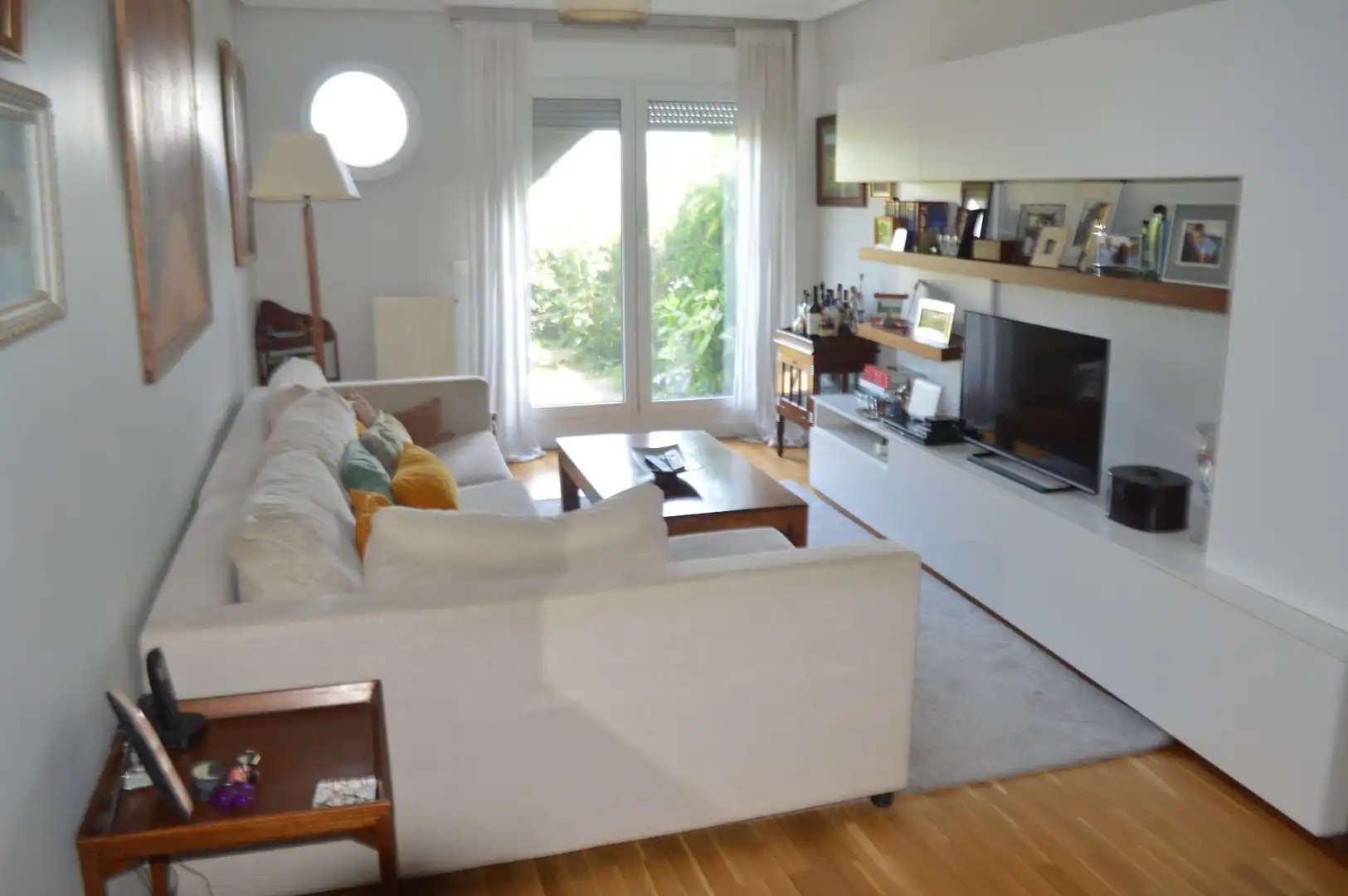 Wohnzimmer von Maisonette zum Verkauf in Donostia - San Sebastián  mit Heizung, Privatgarten und Terrasse
