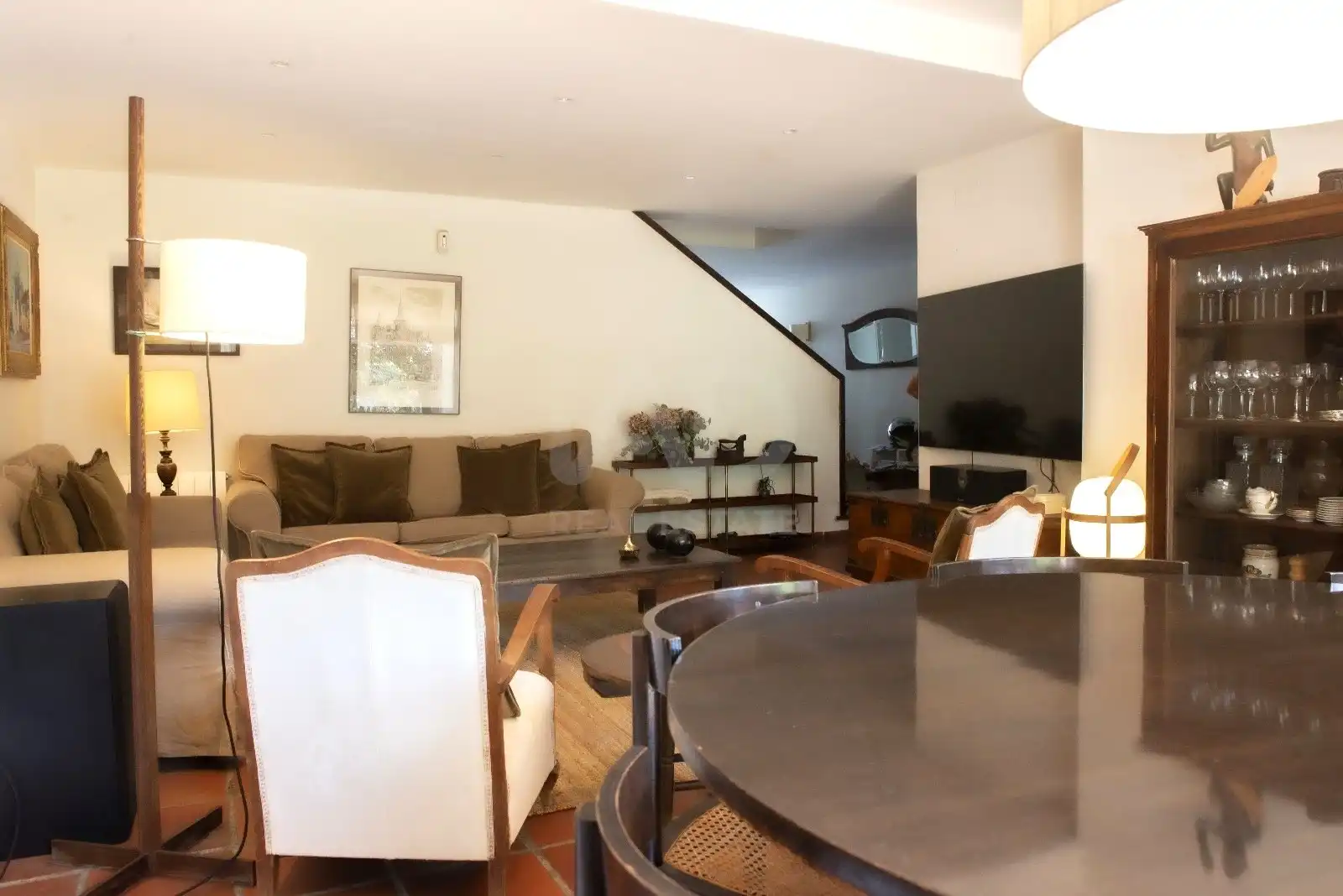 Sala d'estar de Casa o xalet en venda en Sant Andreu de Llavaneres amb Aire condicionat, Calefacció i Terrassa