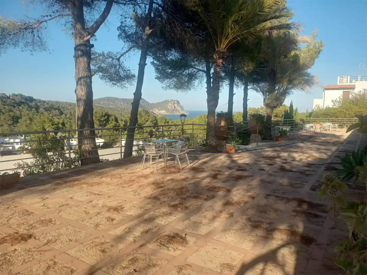 Terrasse von Geschaftsraum zur Miete in Santa Eulària des Riu mit Klimaanlage