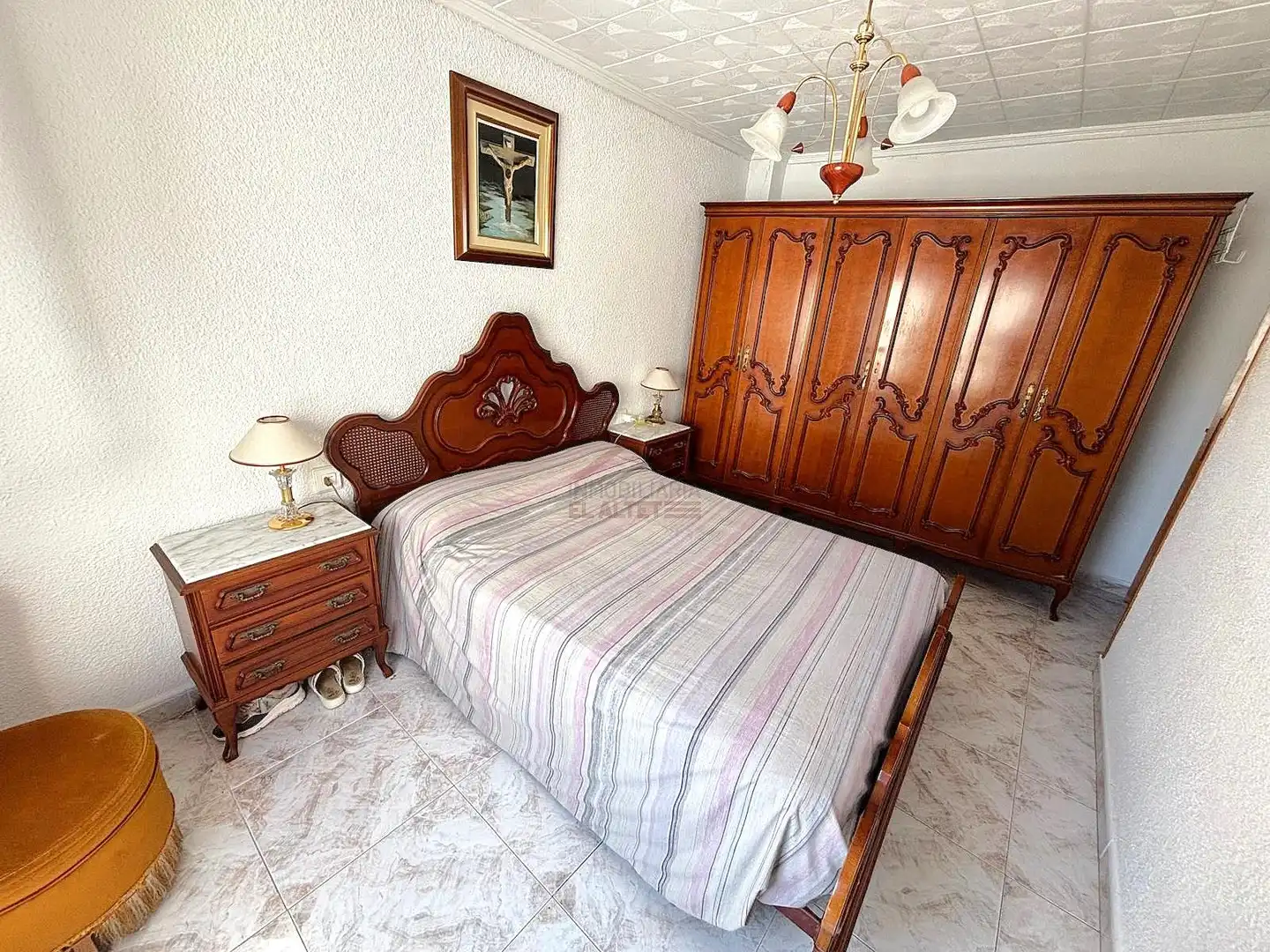Bedroom of Flat for sale in Elche / Elx  with Furnished, Oven and Balcony