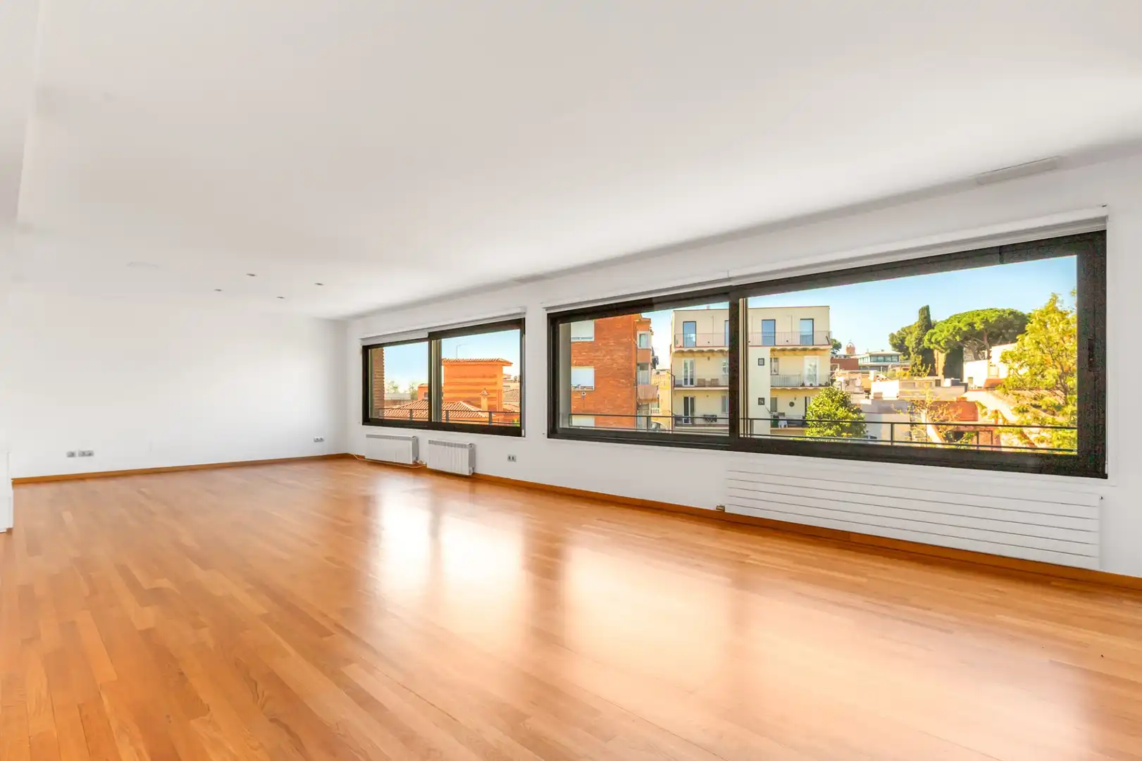 Sala de estar de Ático en venta en Barcelona con Aire acondicionado, Calefacción y Terraza