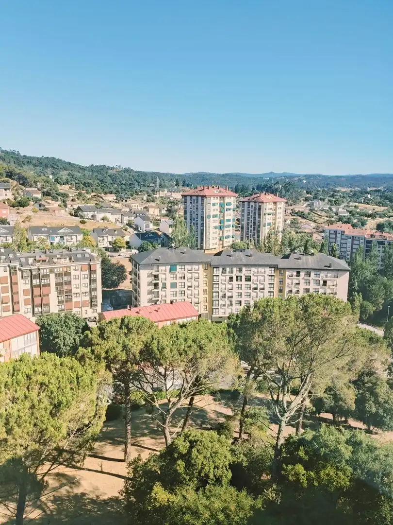 Exterior view of Flat for sale in Ourense Capital   with Heating, Balcony and Community pool