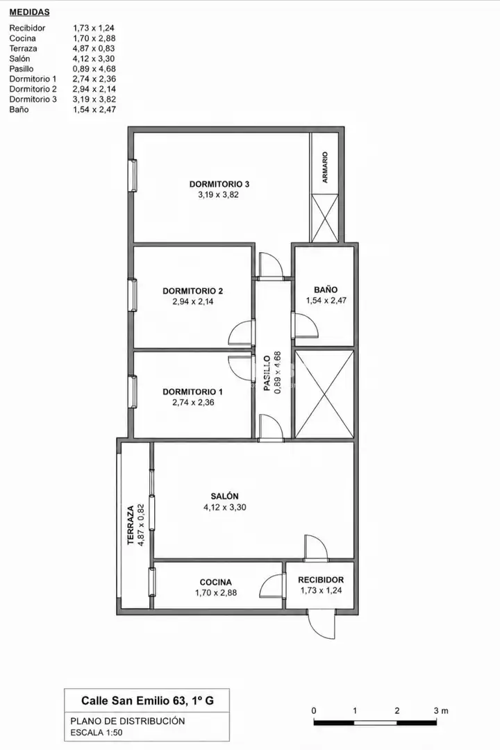 Flat with garden for sale in de San Emilio, imagen 2