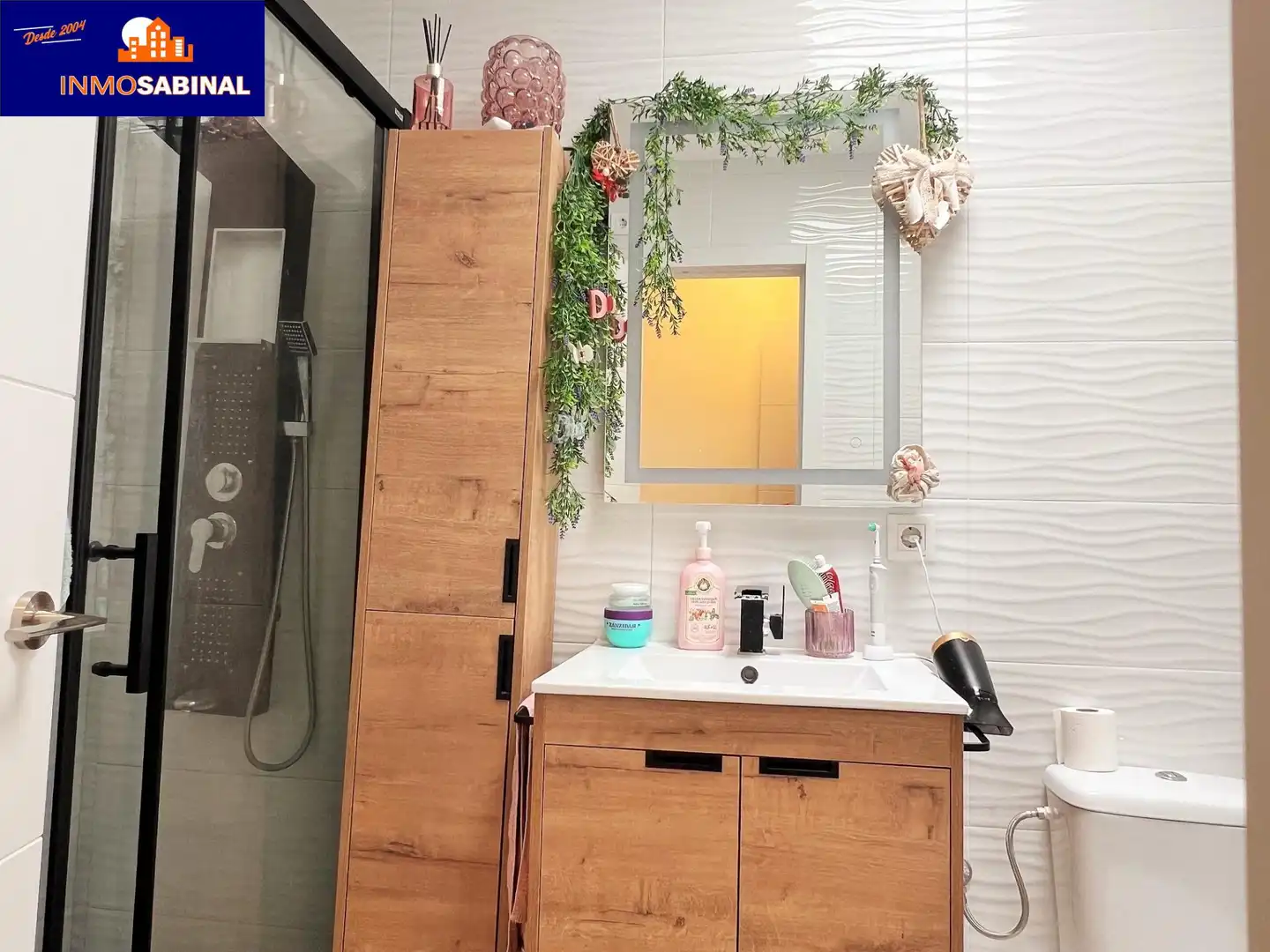 Baño de Casa adosada en venta en Vícar con Aire acondicionado, Calefacción y Terraza