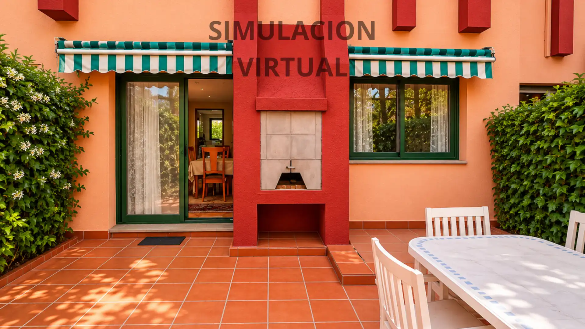 Jardí de Casa adosada en venda en Villanueva del Pardillo amb Aire condicionat, Calefacció i Jardí privat