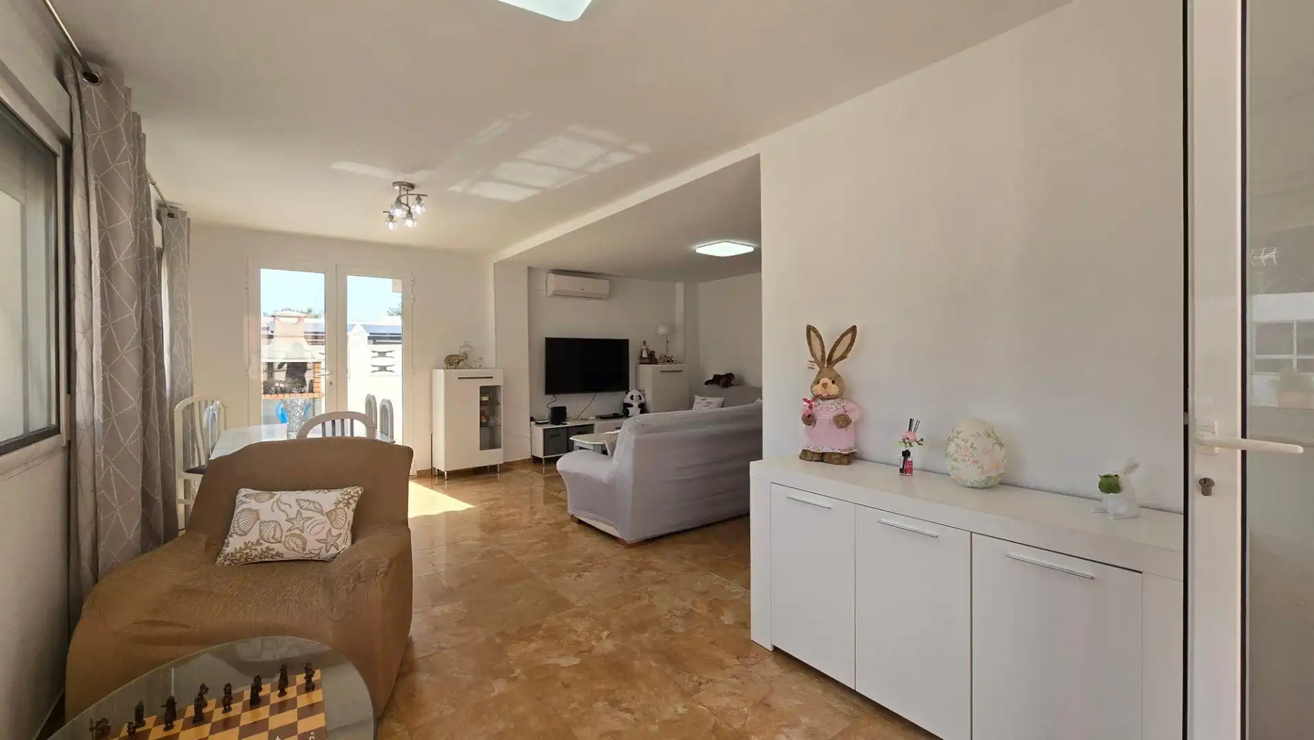 Living room of Houses for sale in Gandia  with Air Conditioner and Terrace