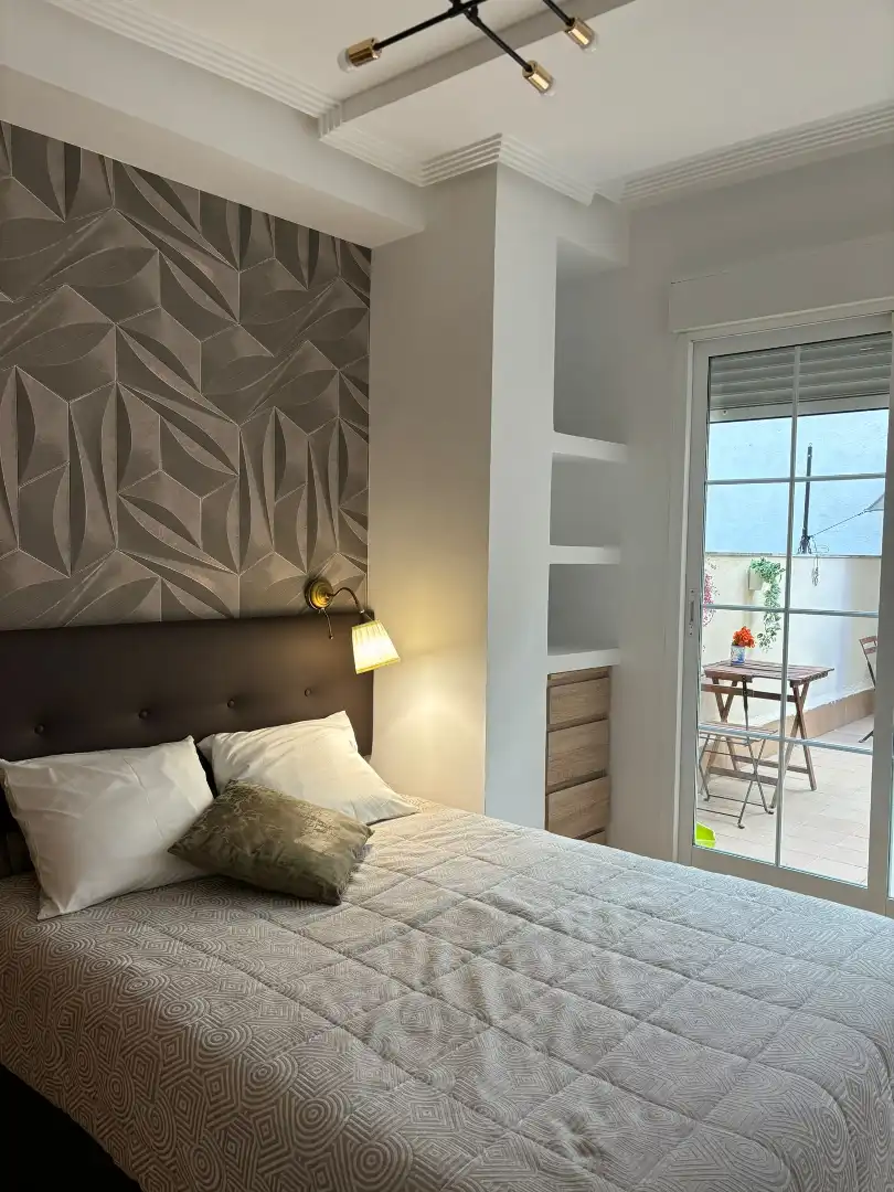Bedroom of Apartments for rent in Madrid  with Air Conditioner, Heating and Terrace