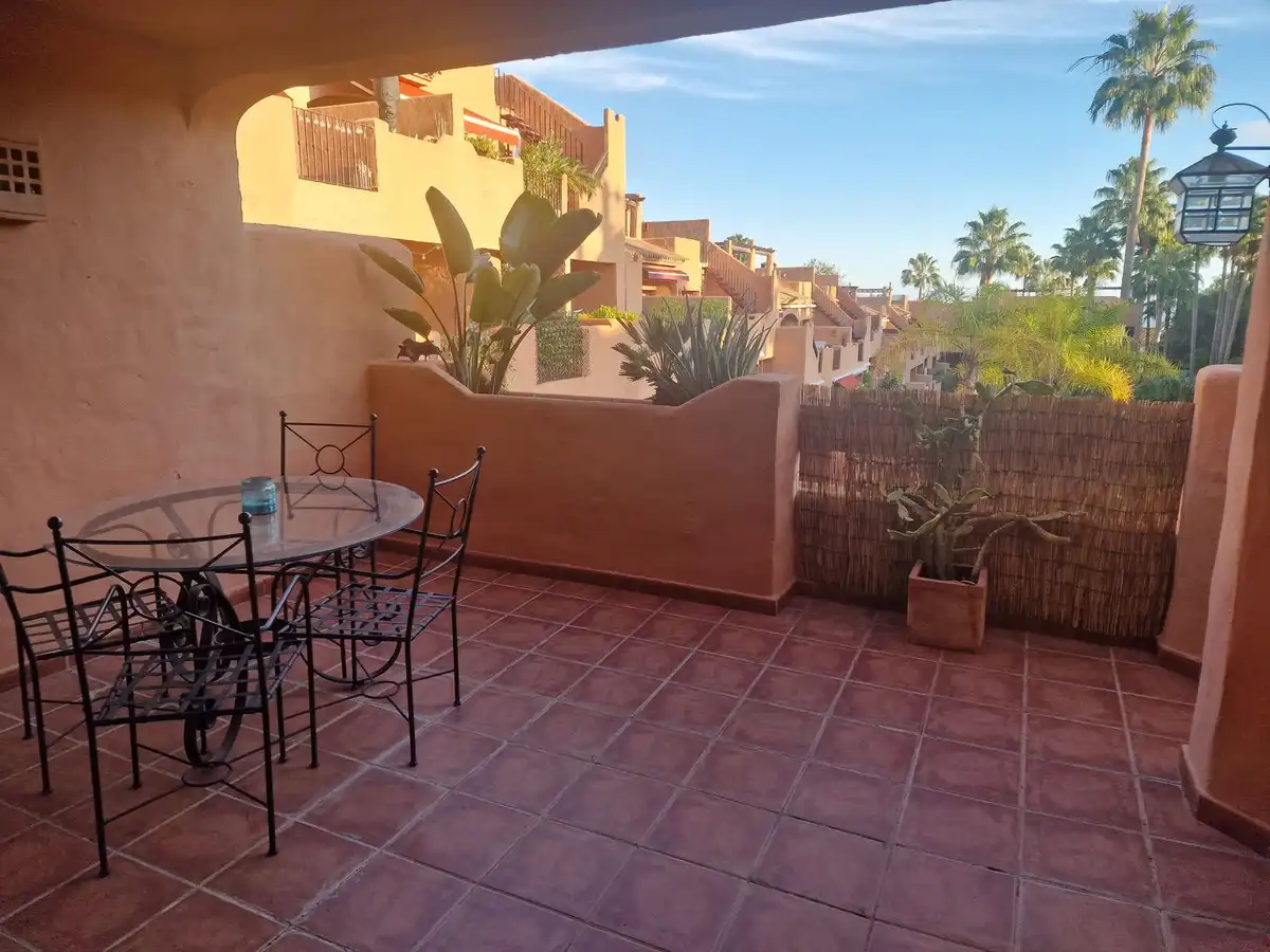 Terrace of Flat for rent in Benahavís  with Air Conditioner, Private garden and Terrace