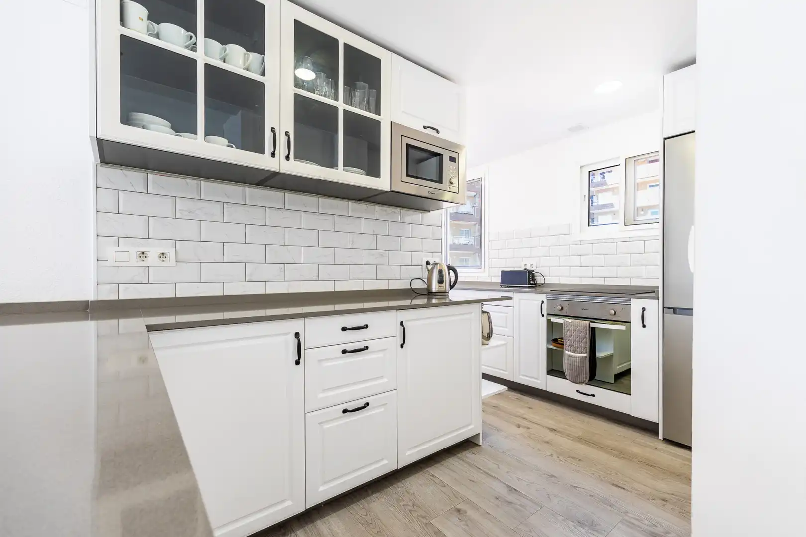 Kitchen of Apartments for sale in Fuengirola  with Air Conditioner, Terrace and Swimming Pool