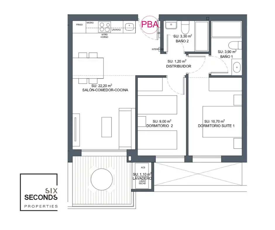Appartement compact avec piscine à vendre à Benijófar, imagen 2