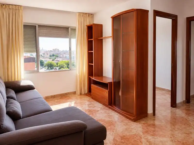 Sala de estar de Piso en venta en Málaga con Jardín privado