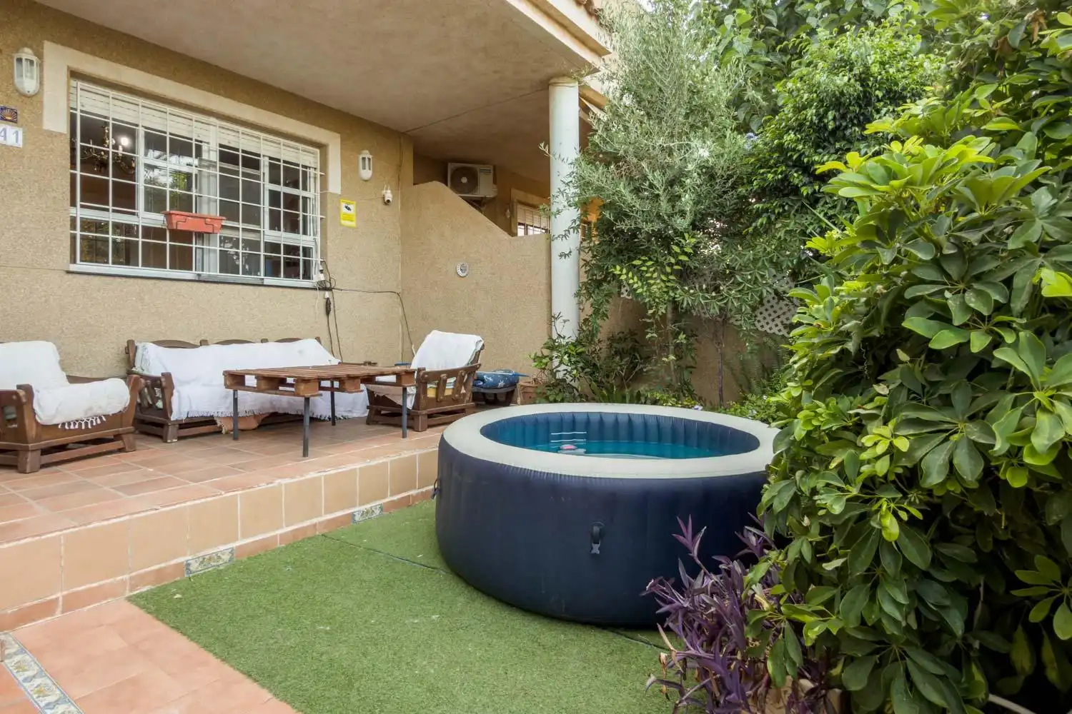 Terrassa de Casa o xalet en venda en Cartagena amb Aire condicionat, Calefacció i Jardí privat