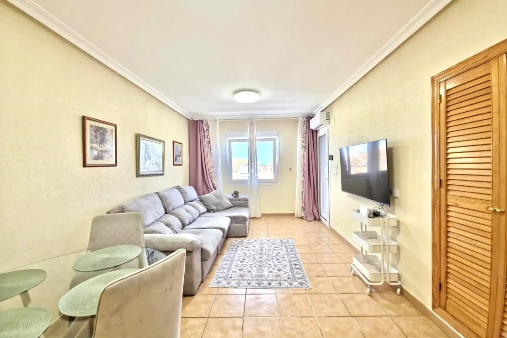 Sala de estar de Piso de alquiler en Nueva Torrevieja - Aguas Nuevas