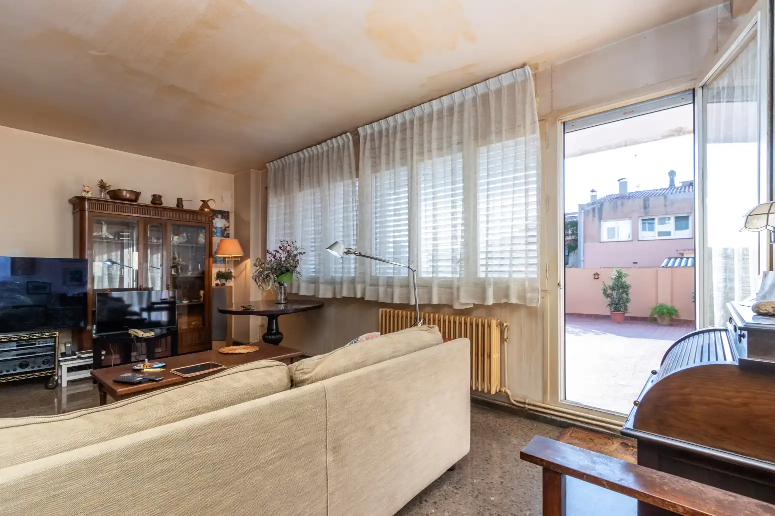 Sala de estar de Piso en venta en Centre