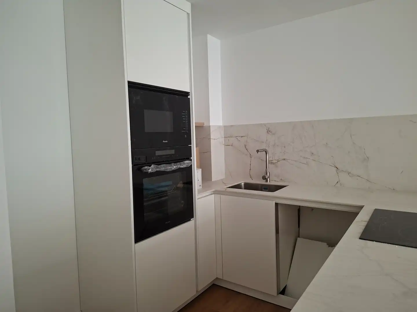 Kitchen of Flat for rent in Calella  with Air Conditioner, Heating and Oven
