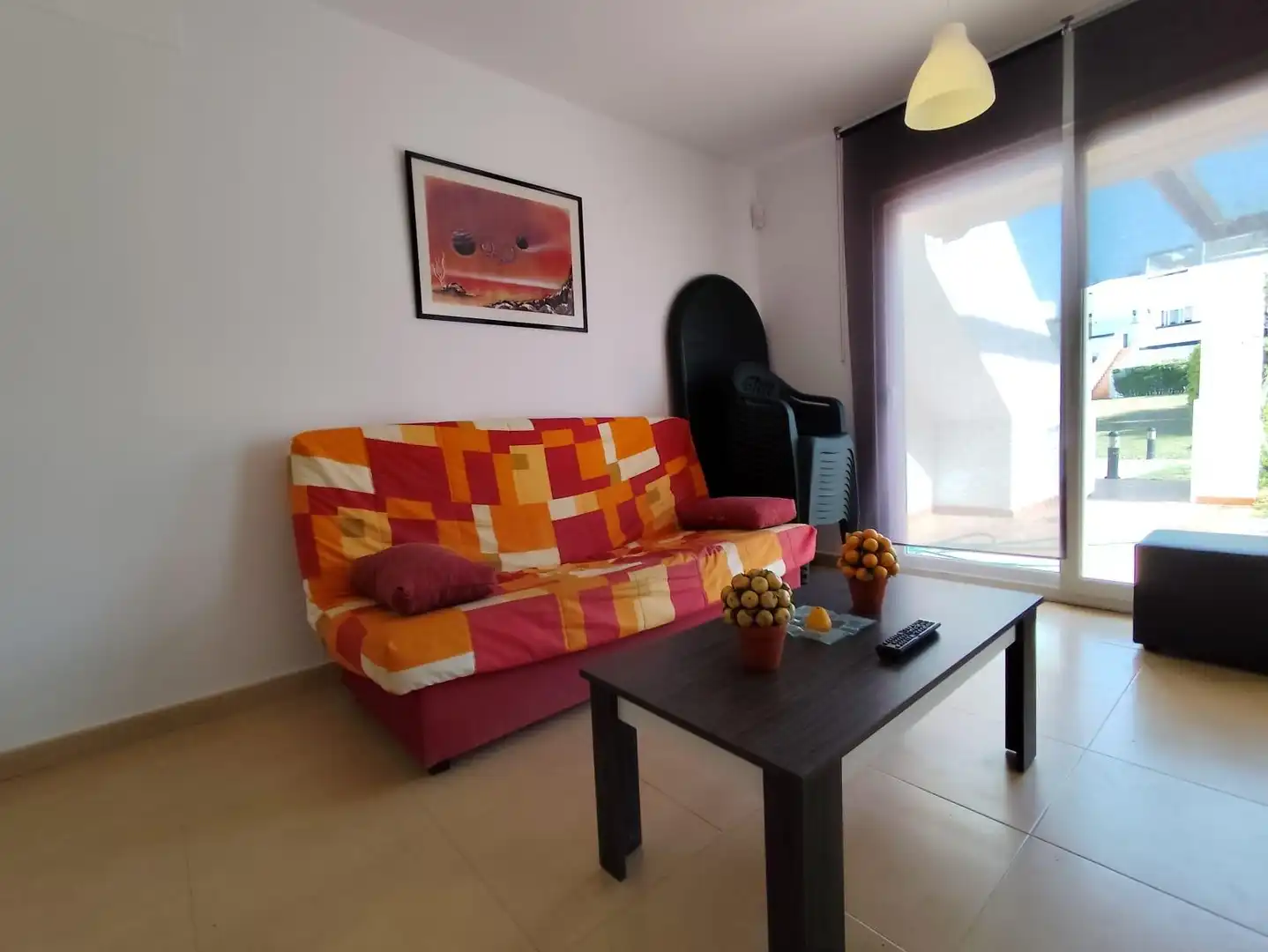 Sala d'estar de Casa o xalet en venda en Alhama de Murcia amb Jardí privat, Terrassa i Moblat