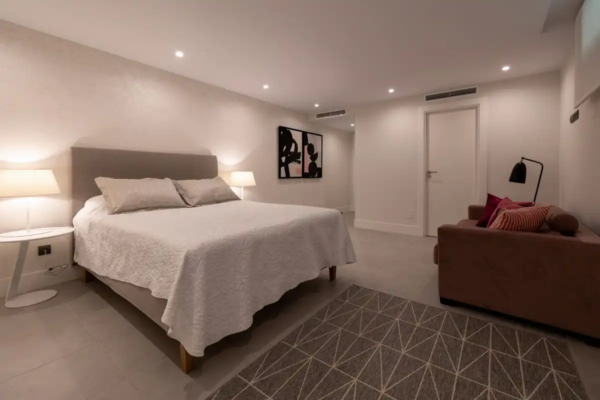 Bedroom of Houses for sale in Mijas  with Air Conditioner, Private garden and Terrace