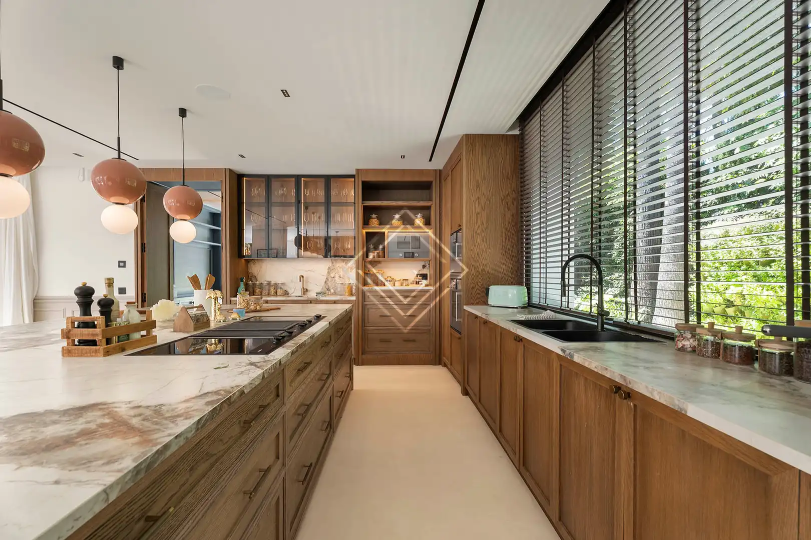 Cocina de Casa o chalet en venta en Marbella con Aire acondicionado, Jardín privado y Terraza
