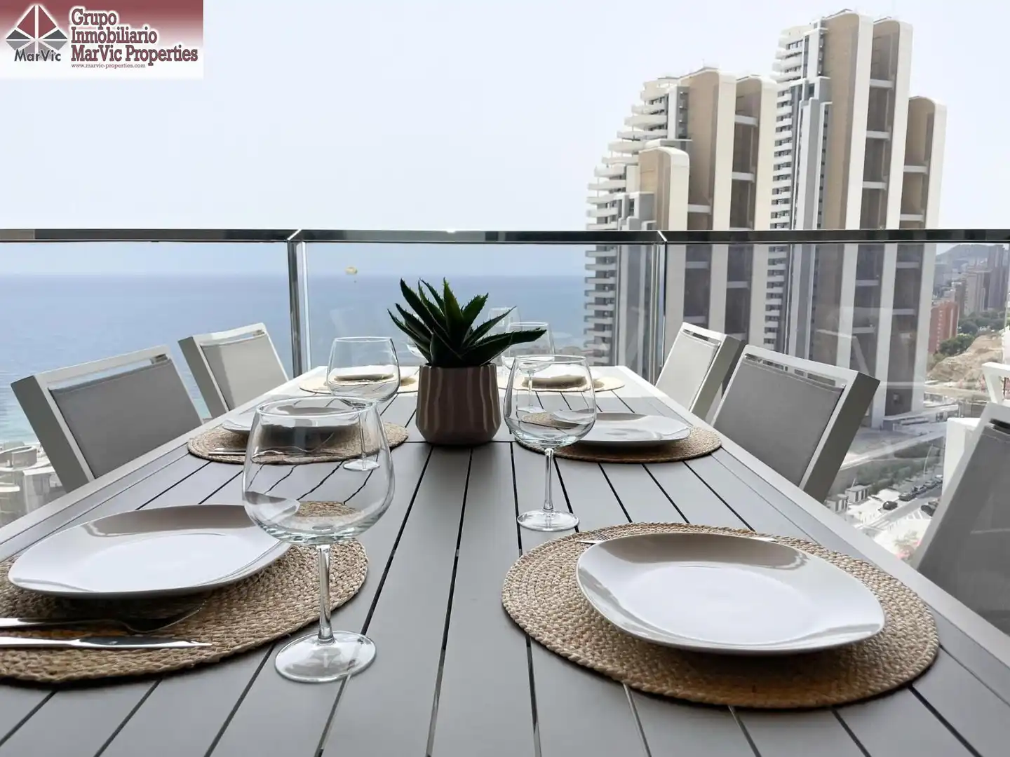 Terrasse von Wohnung zum Verkauf in Benidorm mit Terrasse, Möbliert und Gemeinschaftspool