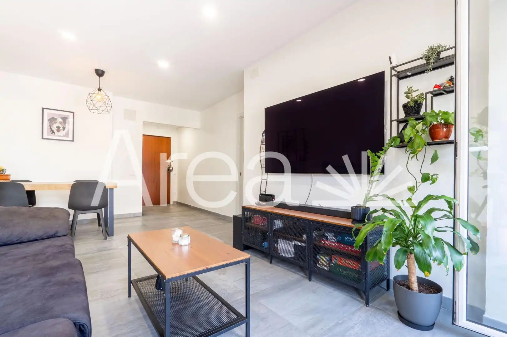 Sala de estar de Piso en venta en Mataró con Parquet y Balcón