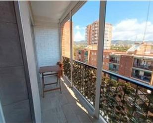 Balcony of Flat for sale in Badalona  with Air Conditioner and Furnished