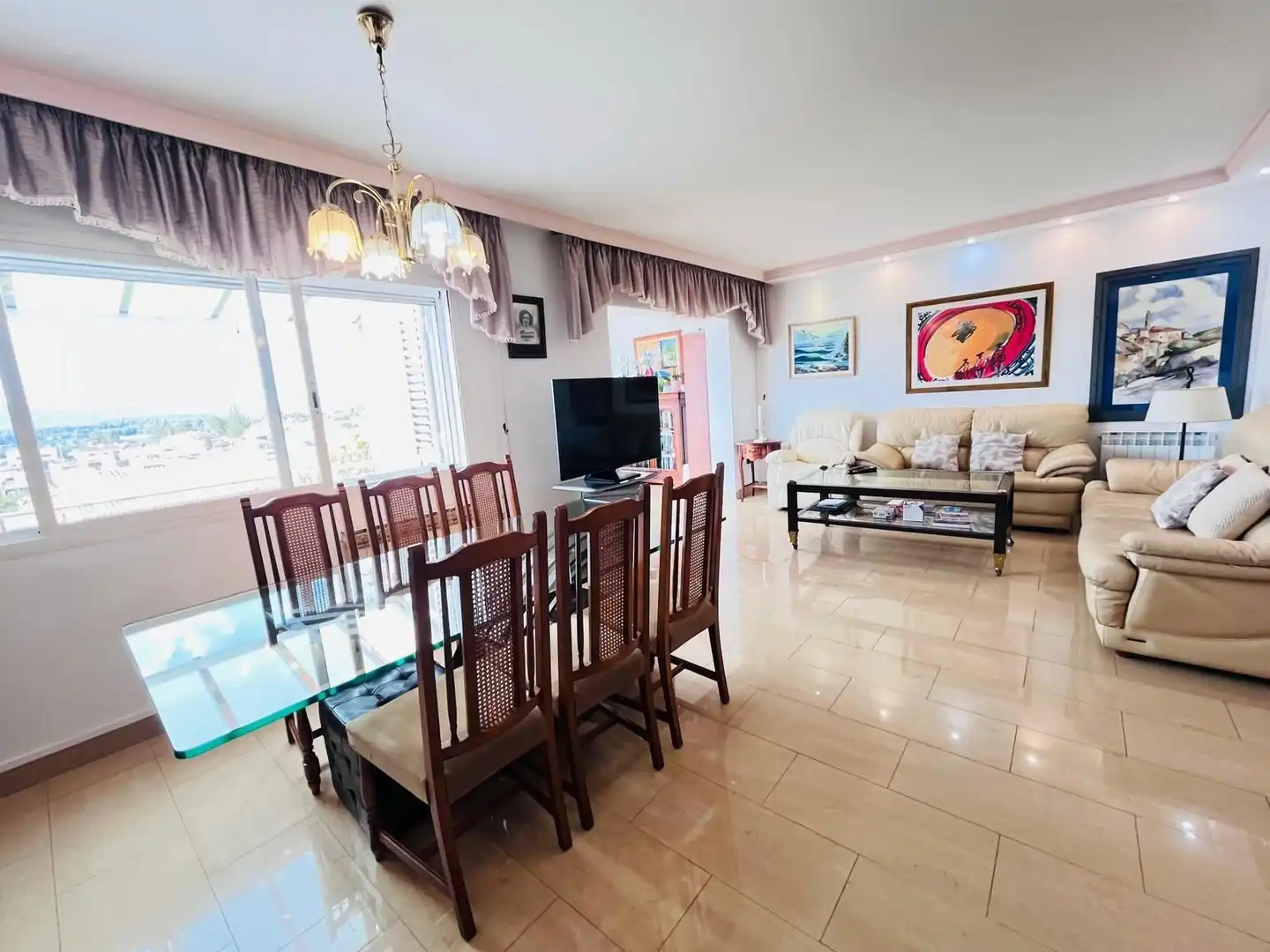 Living room of Houses for sale in Sant Pere de Ribes  with Air Conditioner, Heating and Swimming Pool