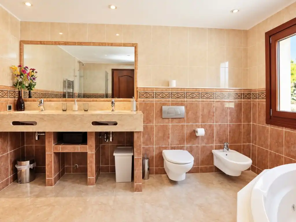 Baño de Casa o chalet de alquiler en El Toro con Aire acondicionado, Jardín privado y Terraza