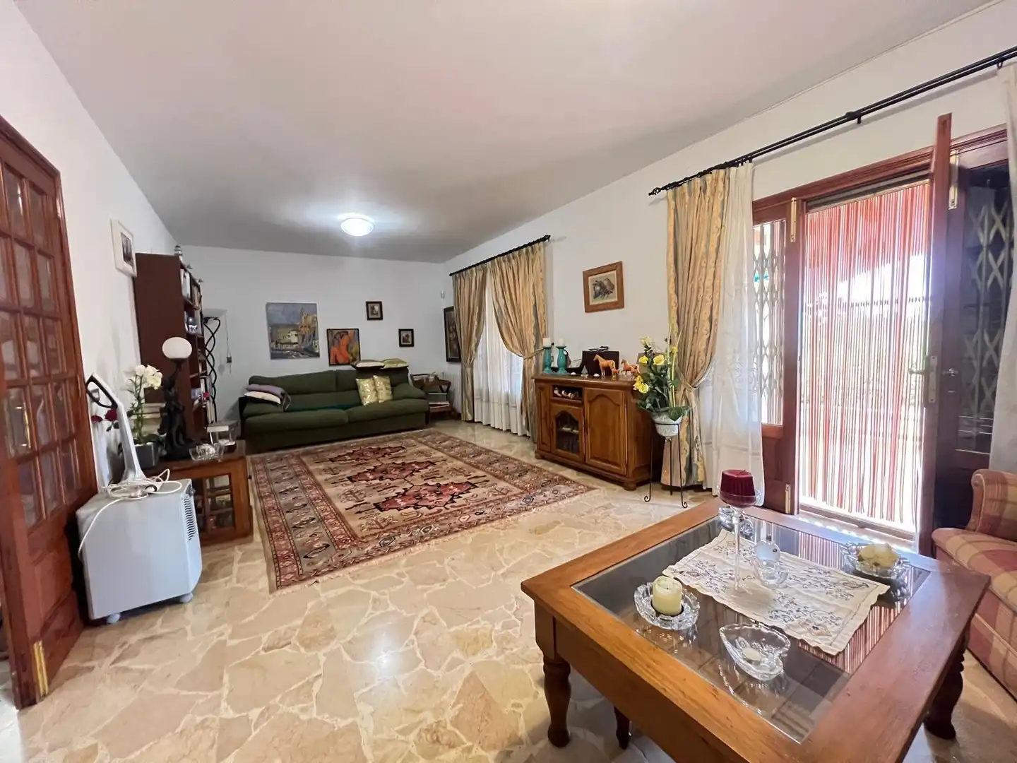 Sala de estar de Finca rústica en venta en Inca con Aire acondicionado y Jardín privado