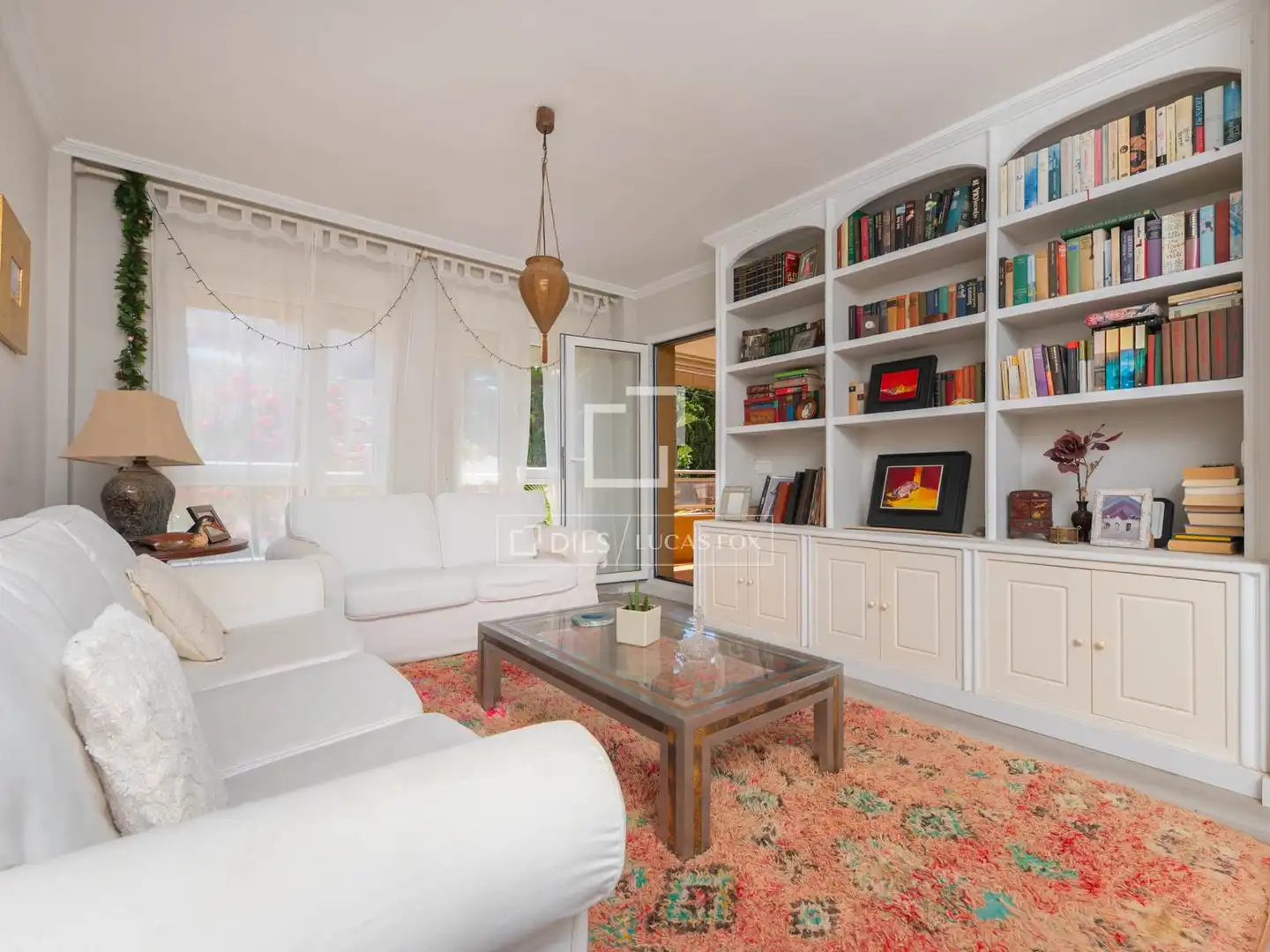Wohnzimmer von Wohnung zum Verkauf in Eivissa mit Klimaanlage, Privatgarten und Terrasse