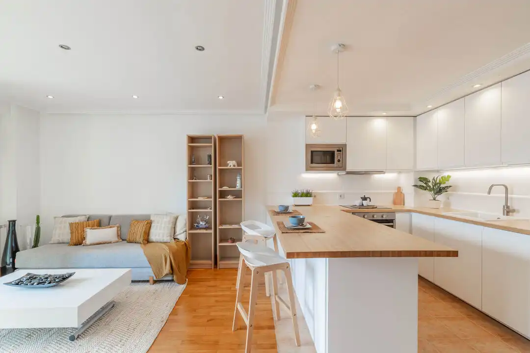 Küche von Wohnung zum Verkauf in Pasaia mit Heizung und Terrasse