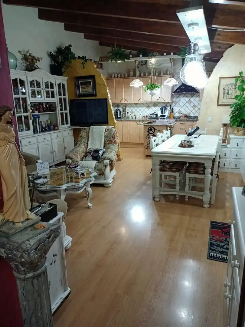 Sala d'estar de Casa adosada en venda en Lanaja amb Aire condicionat i Calefacció