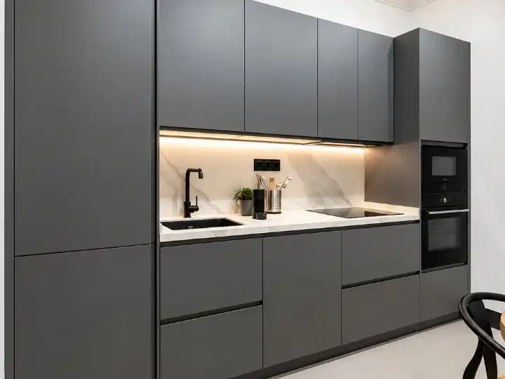 Cocina de Apartamento en venta en  Madrid Capital con Aire acondicionado y Terraza
