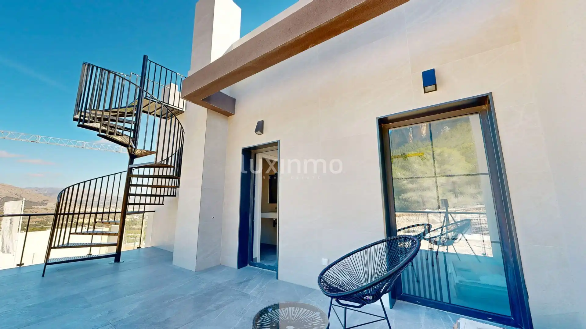 Vista exterior de Finca rústica en venta en Polop con Aire acondicionado, Calefacción y Jardín privado