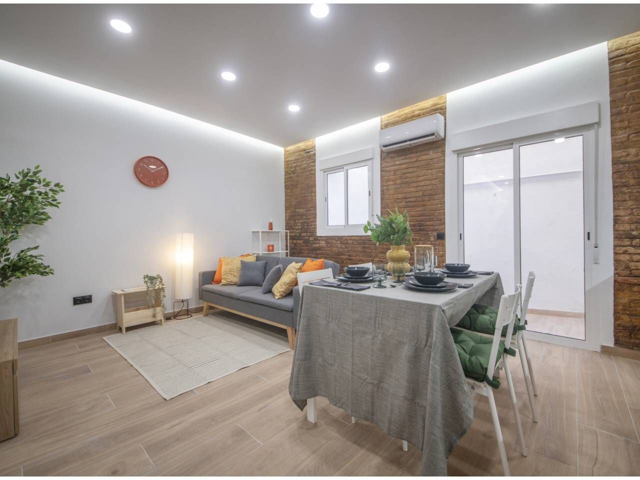 Sala d'estar de Pis en venda en  Barcelona Capital amb Aire condicionat, Terrassa i Traster