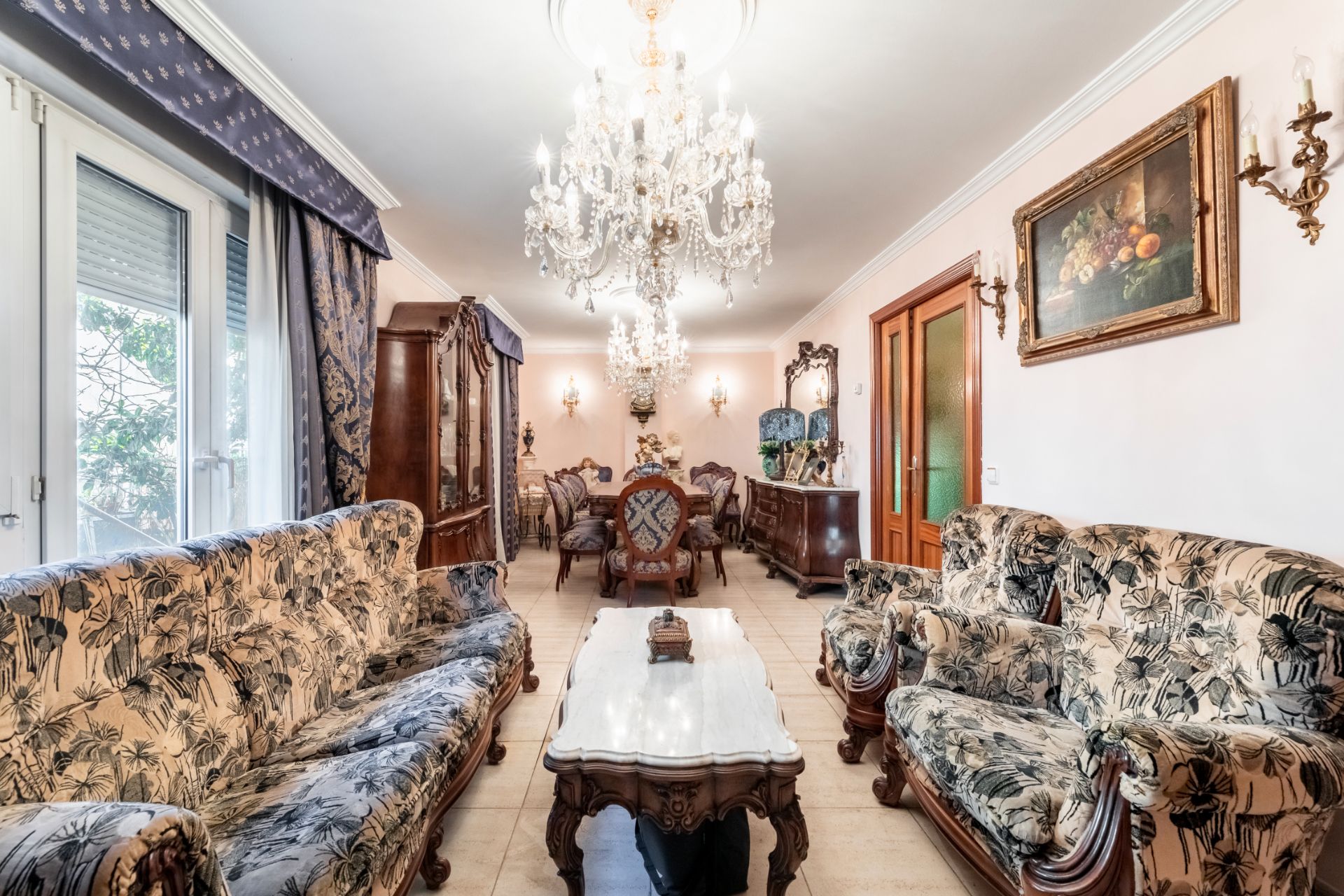 Sala d'estar de Casa o xalet en venda en Alcalá de Henares
