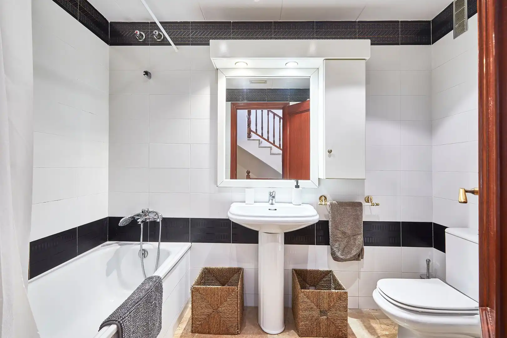 Bathroom of Detached homes for sale in Badalona  with Air Conditioner, Heating and Terrace