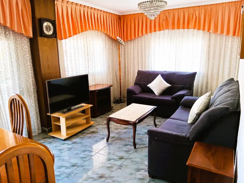 Sala de estar de Piso en venta en Valencia con Aire acondicionado, Amueblado y Horno