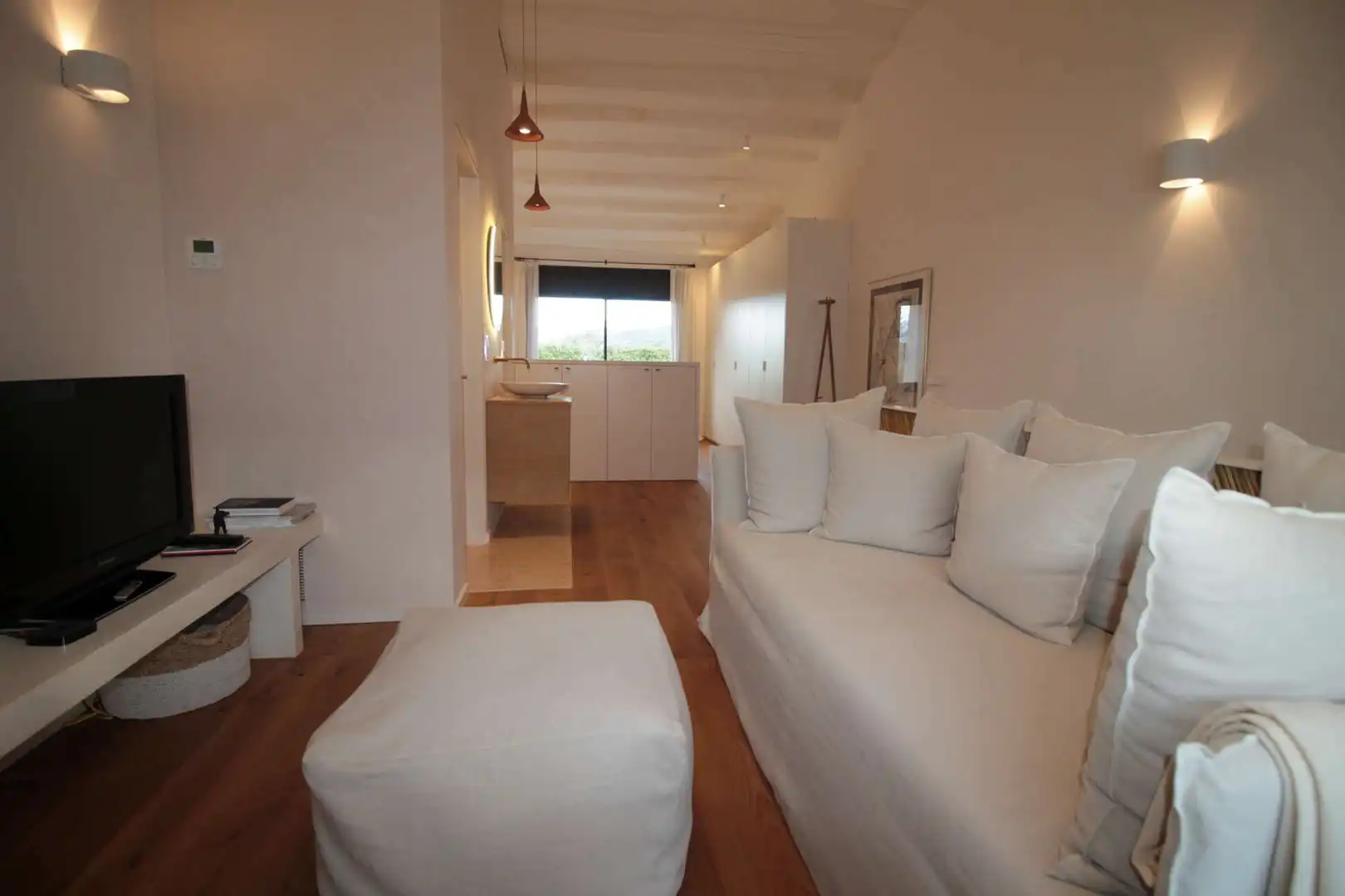 Sala de estar de Casa o chalet en venta en Vilajuïga con Aire acondicionado, Calefacción y Jardín privado