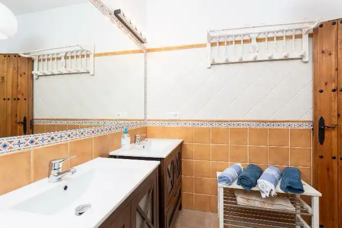 Bany de Finca rústica en venda en Torrox amb Aire condicionat, Calefacció i Jardí privat