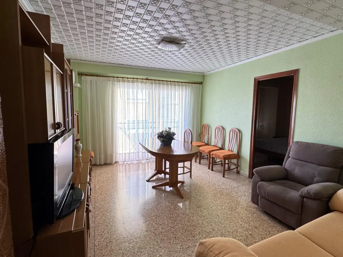 Sala de estar de Piso en venta en Algemesí con Aire acondicionado, Trastero y Amueblado