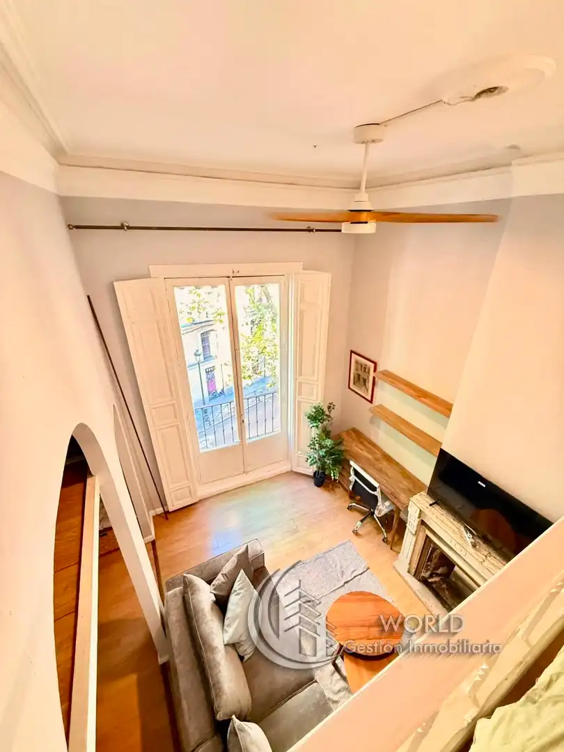 Balcony of Flat for rent in Madrid  with Heating, Furnished and Washing machine