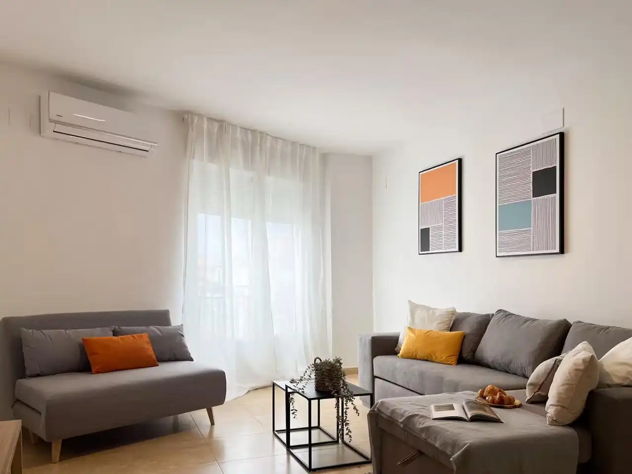 Wohnzimmer von Wohnung zur Miete in Centre - Sant Josep - Sanfeliu