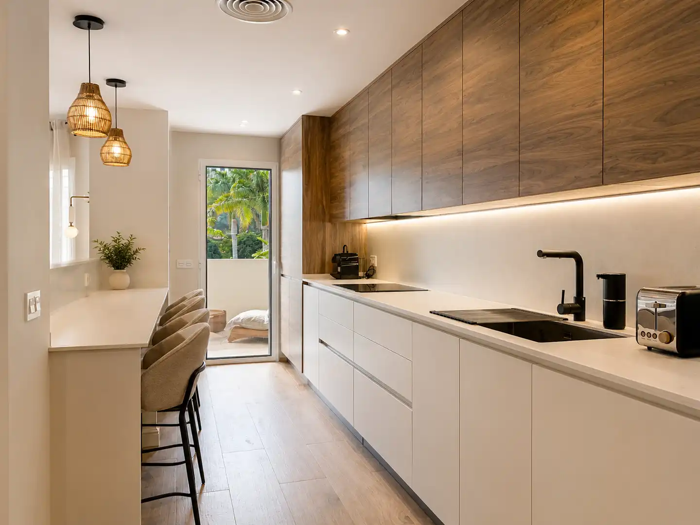 Cocina de Planta baja en venta en Estepona con Aire acondicionado, Terraza y Piscina