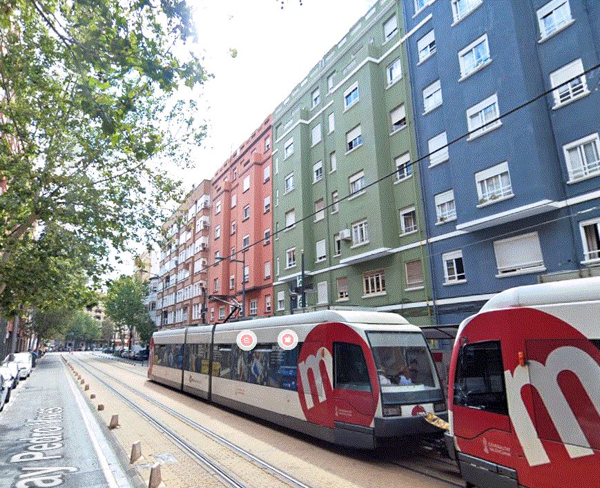 Vista exterior de Pis en venda en  Valencia Capital amb Aire condicionat, Calefacció i Moblat
