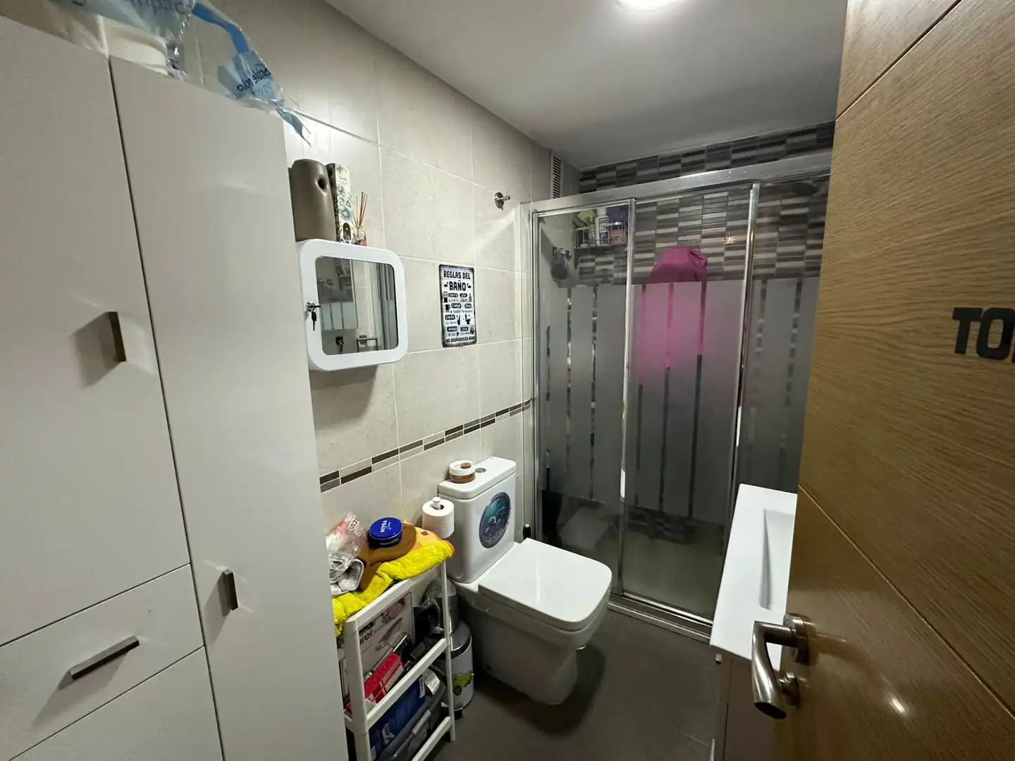 Badezimmer von Wohnung zum Verkauf in Madrid mit Klimaanlage, Heizung und Terrasse