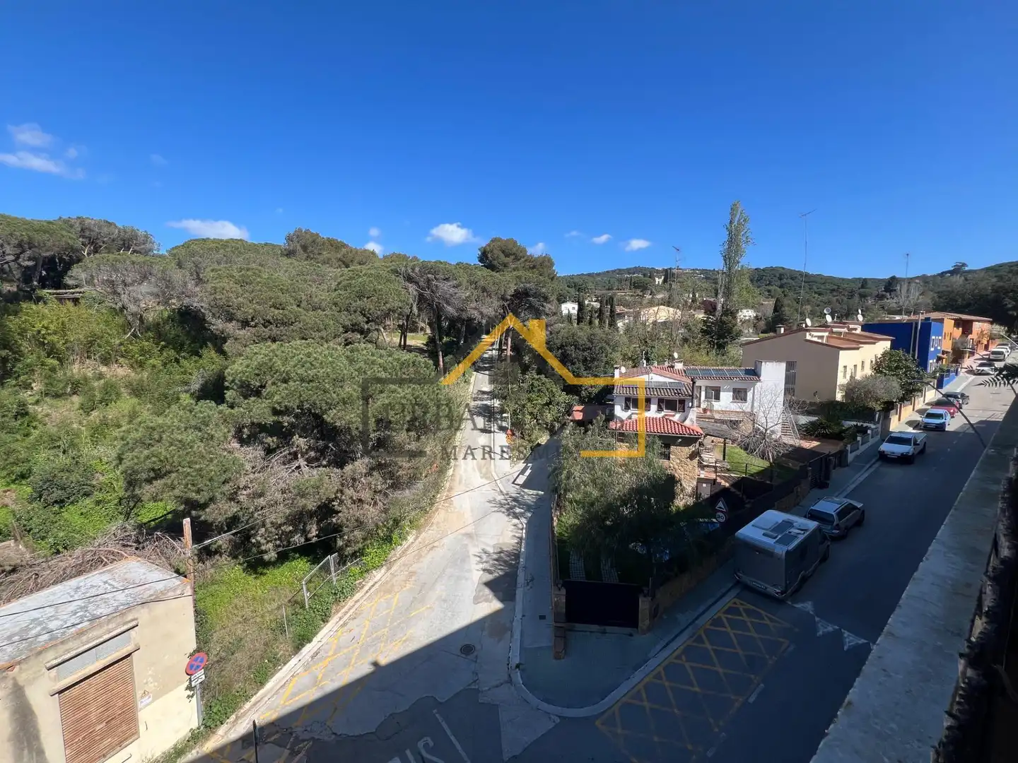 Vista exterior de Piso en venta en Sant Andreu de Llavaneres con Aire acondicionado, Parquet y Balcón
