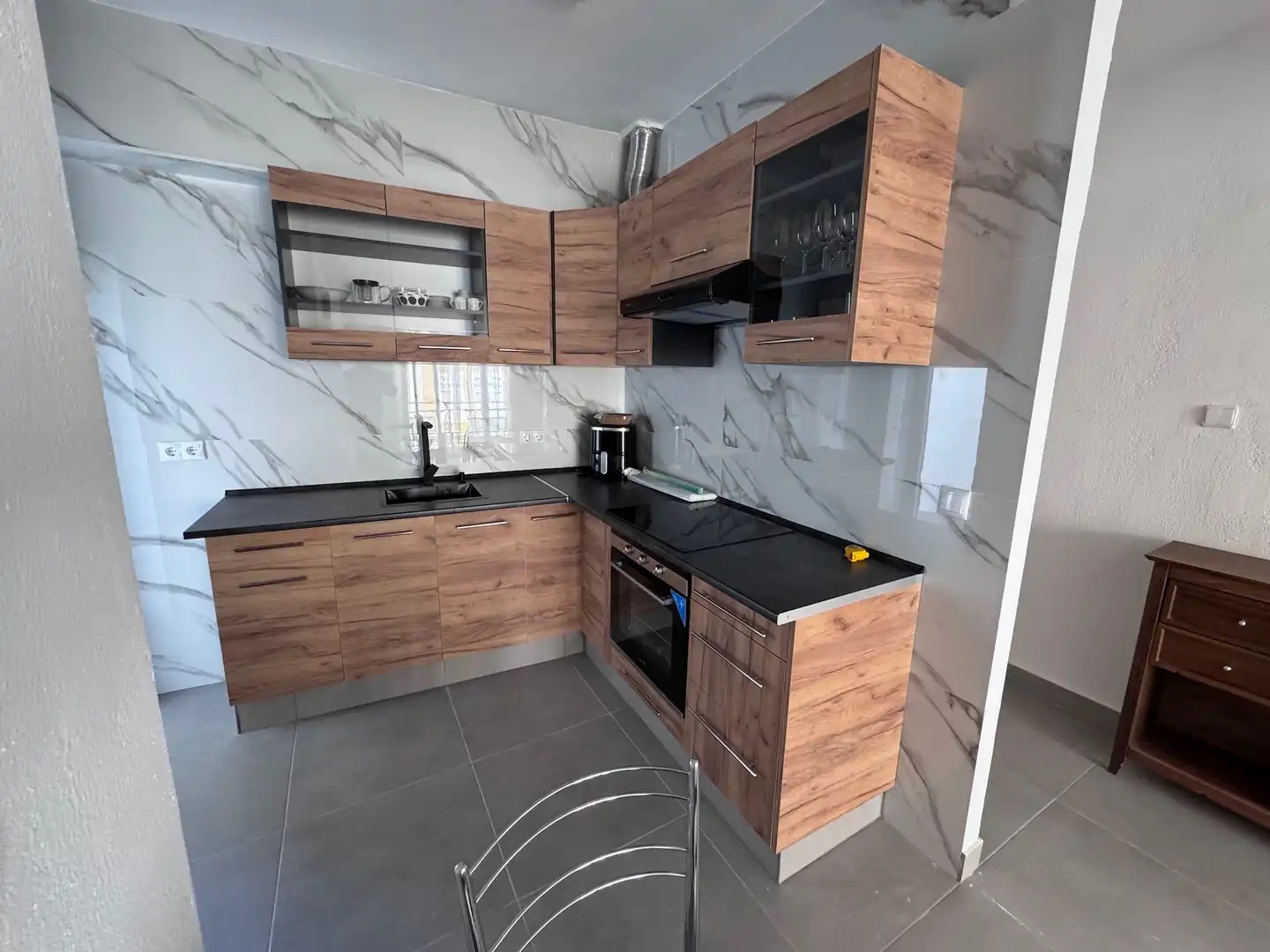 Cocina de Piso en venta en Villena con Terraza, Trastero y Balcón