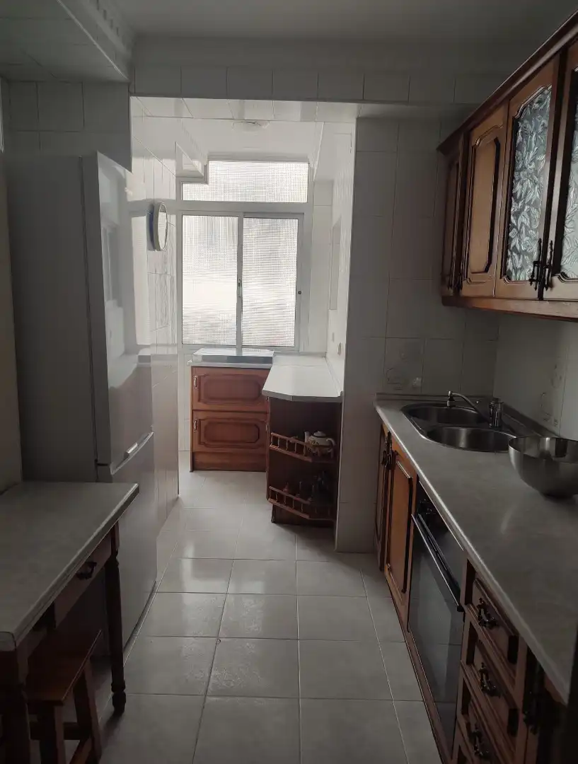 Kitchen of Flat for rent in Málaga  with Heating, Terrace and Furnished